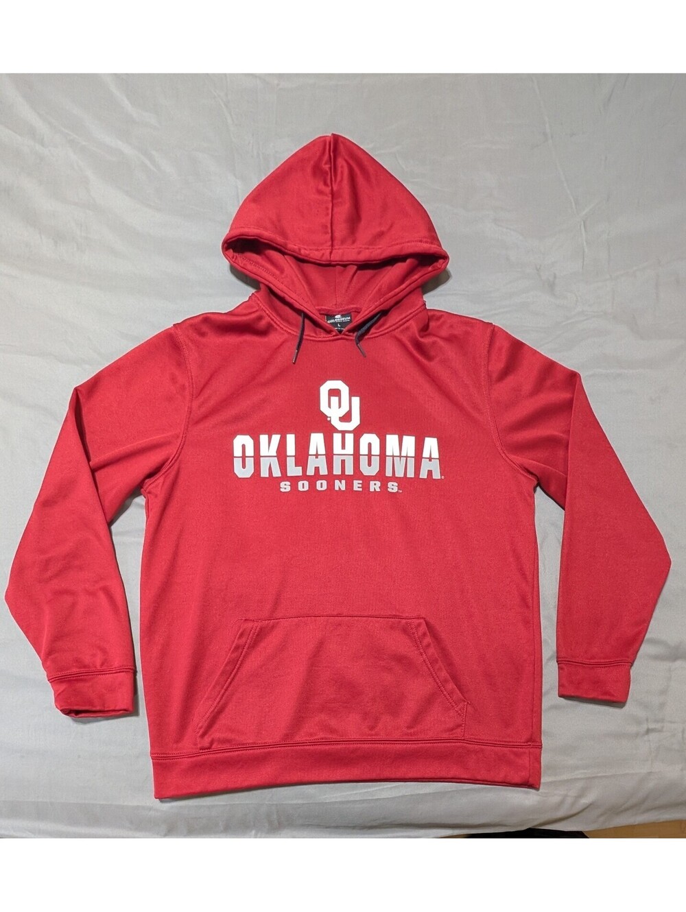 Colosseum Oklahoma Sooners Hoodie Men’s Size L Red Team Athletics Pullover